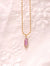 Amethyst clavicle necklace