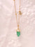 Green Strawberry Crystal Necklace