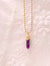 Purple Nebula Crystal Necklace