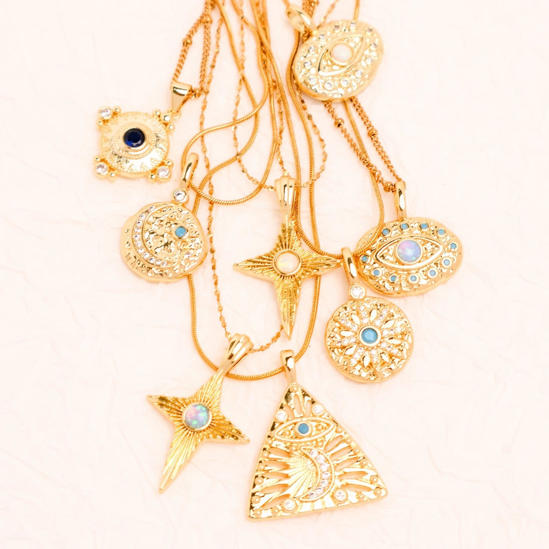 Baroque Mystery Pendant Necklace